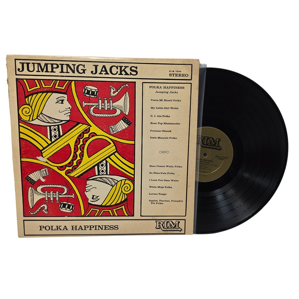 Jumping Jacks Polka Happiness Vinyl LP RIM 1044 Buffalo NY Stereo Record*